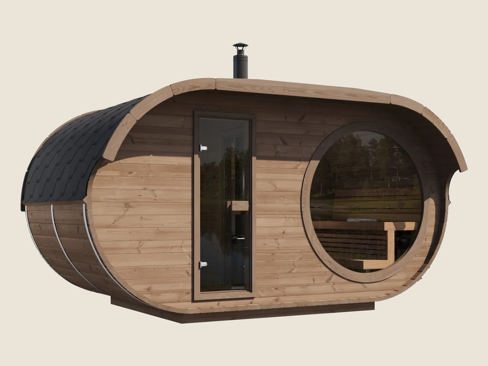 Steam & Oak Kaari 240 Panorama Sauna Pod