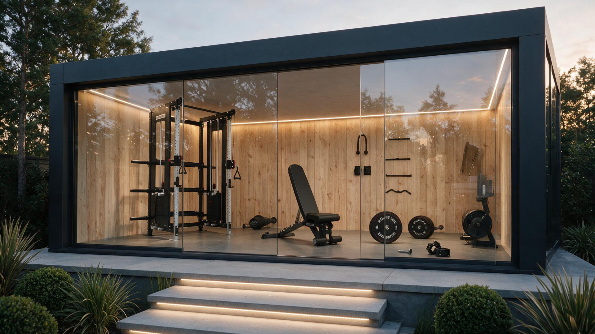 Editorial photograph for How to Build a Garden Room Gym & Sauna That Actually Works
