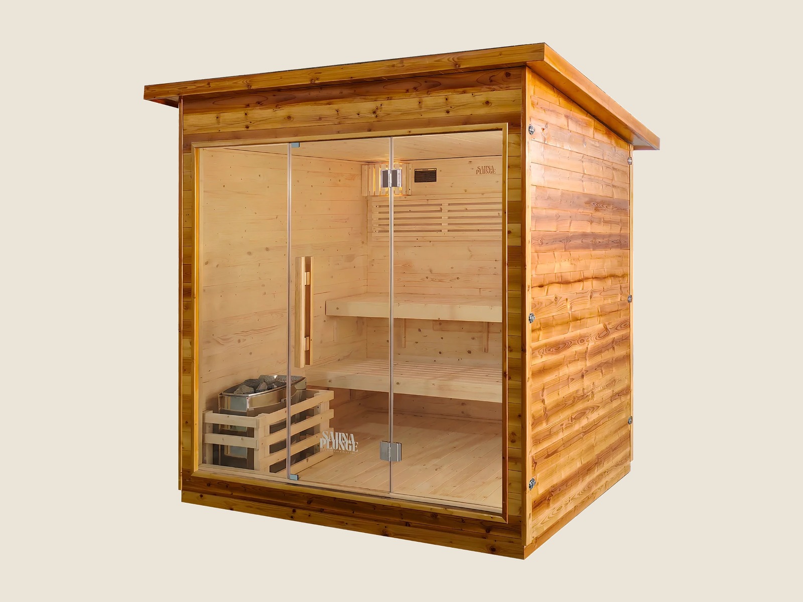 SaunaPlunge® by Outdoor Living 365 The Brontë Traditional Cabin Sauna